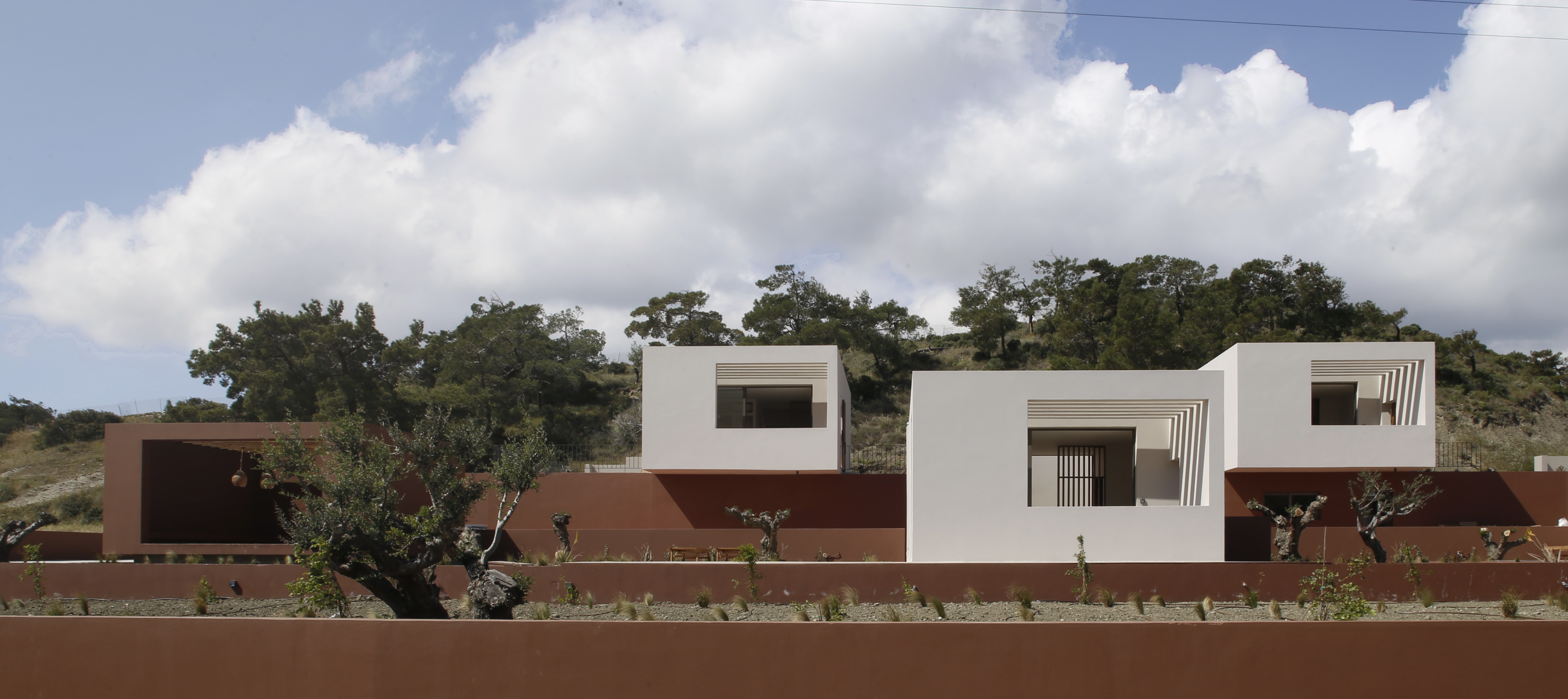 Umbral architecture kanakis giorgos karpathos floating cubes
